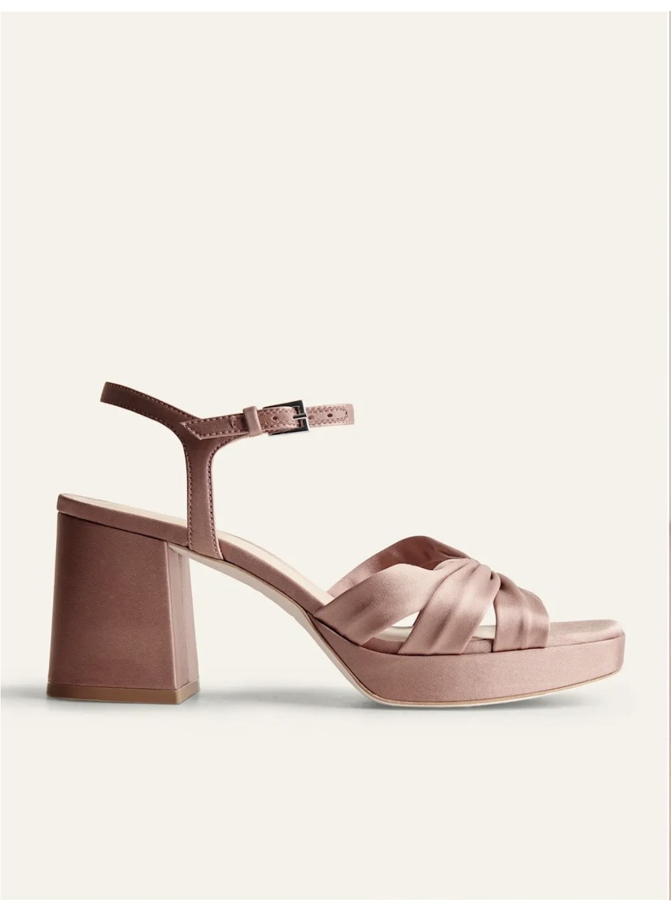 Reformation Maize Platform Sandal Praline - Size 8 - Picture 5 of 6